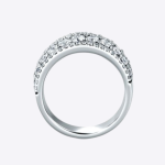 14K White Gold Women Wedding Band Round 2.26 Carat Real Diamond - Image 3