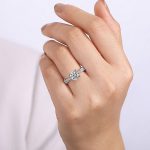 Beautiful Womens Engagement Ring 1.90 Ct IGI GIA Certified Lab Grown Diamond 14k White Ring - Image 3
