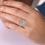 Beautiful Womens Engagement Ring 2.91 Ct IGI GIA Certified Lab Grown Diamond 14k White Ring - Image 2