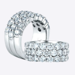 Real Diamond Round 2.07 Carat Women Wedding Band Solid 14K Gold - Image 3