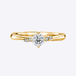 Beautiful Womens Engagement Ring 0.60 Ct IGI GIA Certified Lab Grown Diamond 14k Gold Ring