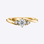 Womens Wedding Ring Round Cut 0.70 Carat Solid 14K Gold
