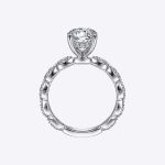 White Gold Round 1.86 Ct Diamond Engagement Ring - Image 2