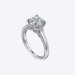 14K White Gold Solitaire 2.19 Ct Diamond Engagement Ring - Image 3