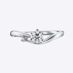 14K Gold Round 0.60 Ct Diamond Engagement Ring - Image 4