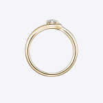 Certified IGI GIA 0.60 Ct Round Cut Lab grown Diamond Engagement Ring 14K Yellow Gold - Image 2