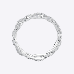 Real Diamond Round 0.72 Carat Women Wedding Band Solid 14K Gold - Image 3