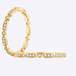 Real Diamond Emerald 0.19 Carat Women Wedding Band Solid 14K Gold - Image 2