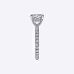 Certified IGI GIA 2.73 Ct Round Cut Lab grown Diamond Engagement Ring 14k White Gold - Image 4