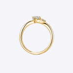 Certified IGI GIA 0.60 Ct Round Cut Lab grown Diamond Engagement Ring 14k Gold - Image 3