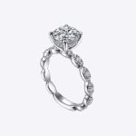 White Gold Round 1.86 Ct Diamond Engagement Ring - Image 3