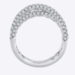 Real Diamond Emerald 0.86 Carat Women Wedding Band Solid 14K Gold - Image 3