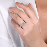 Certified IGI GIA 2.08 Ct Round Cut Lab grown Diamond Engagement Ring 14k White Gold - Image 3