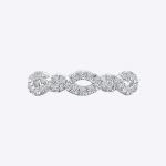 Real Diamond Round 0.72 Carat Women Wedding Band Solid 14K Gold