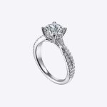 Beautiful Womens Engagement Ring 1.90 Ct IGI GIA Certified Lab Grown Diamond 14k White Ring - Image 2
