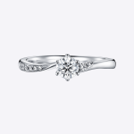 Certified IGI GIA 0.60 Ct Round Cut Lab grown Diamond Engagement Ring 14k Gold - Image 4