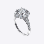 Beautiful Womens Engagement Ring 2.91 Ct IGI GIA Certified Lab Grown Diamond 14k White Ring - Image 4