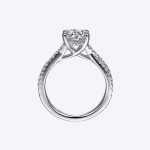 Beautiful Womens Engagement Ring 1.90 Ct IGI GIA Certified Lab Grown Diamond 14k White Ring - Image 5