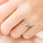 Certified IGI GIA 0.60 Ct Round Cut Lab grown Diamond Engagement Ring 14k Gold - Image 5