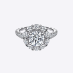 Beautiful Womens Engagement Ring 2.91 Ct IGI GIA Certified Lab Grown Diamond 14k White Ring