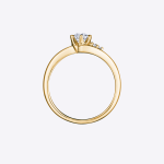 Bridal Engagement Ring 0.60 Carat Certified IGI GIA Lab Grown Diamond 14k  Gold - Image 8