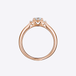 Certified IGI GIA 0.55 Ct Round Cut Lab grown Diamond Engagement Ring 14K Gold - Image 8