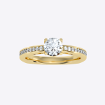 Round Cut 1.27 Carat IGI Certified Lab Grown Diamond Women's Wedding Ring