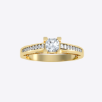 Radiant Cut 0.83 Carat  IGI Certified Lab Grown Diamond Women's Wedding Ring