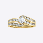 IGI Certified Lab Grown Diamond Womens Wedding Ring Round Cut 0.78 Carat