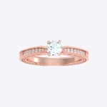 Round Cut 0.61 Carat IGI Certified Lab Grown Diamond Women’s Wedding Ring - Image 10