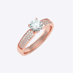 Round Cut 1.02 Carat  IGI Certified Lab Grown Diamond Women's Wedding Ring - Image 7