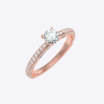 Round Cut 1.11 Carat  IGI Certified Lab Grown Diamond Women's Wedding Ring - Image 7