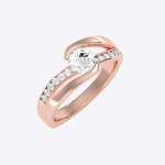 IGI Certified Lab Grown Diamond Womens Wedding Ring Round Cut 0.73 Carat - Image 11