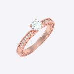 Round Cut 0.61 Carat IGI Certified Lab Grown Diamond Women’s Wedding Ring - Image 12