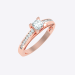 Radiant Cut 0.83 Carat  IGI Certified Lab Grown Diamond Women's Wedding Ring - Image 12