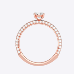 Round Cut 1.11 Carat  IGI Certified Lab Grown Diamond Women's Wedding Ring - Image 8