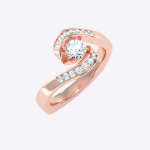 IGI Certified Lab Grown Diamond Womens Wedding Ring Round Cut 0.63 Carat - Image 12