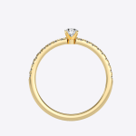 Round Cut 0.41 Carat IGI Certified Lab Grown Diamond Women’s Wedding Ring - Image 2