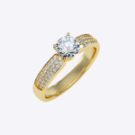 Round Cut 1.02 Carat  IGI Certified Lab Grown Diamond Women's Wedding Ring - Image 11
