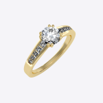 Round Cut 1.56 Carat  IGI Certified Lab Grown Diamond Women's Wedding Ring - Image 3