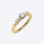 Round Cut 0.69 Carat IGI Certified Lab Grown Diamond Women’s Wedding Ring - Image 3