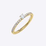 Round Cut 0.53 Carat IGI Certified Lab Grown Diamond Women’s Wedding Ring - Image 3
