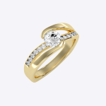 IGI Certified Lab Grown Diamond Womens Wedding Ring Round Cut 0.73 Carat - Image 2