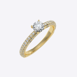 Round Cut 1.11 Carat  IGI Certified Lab Grown Diamond Women's Wedding Ring - Image 12