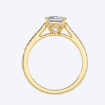 IGI Certified Lab Grown Diamond Womens Wedding Ring Princess Cut 1.36 Carat - Image 4