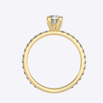 IGI Certified Lab Grown Diamond Womens Wedding Ring Princess Cut 1.07 Carat - Image 2