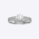 Round Cut 1.02 Carat  IGI Certified Lab Grown Diamond Women's Wedding Ring
