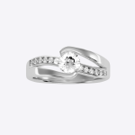 IGI Certified Lab Grown Diamond Womens Wedding Ring Round Cut 0.73 Carat - Image 5