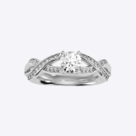 IGI Certified Lab Grown Diamond Womens Wedding Ring Round Cut 0.92 Carat - Image 5