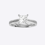 Princess Cut 1.95 Carat IGI Certified Lab Grown Diamond Women’s Wedding Ring - Image 5